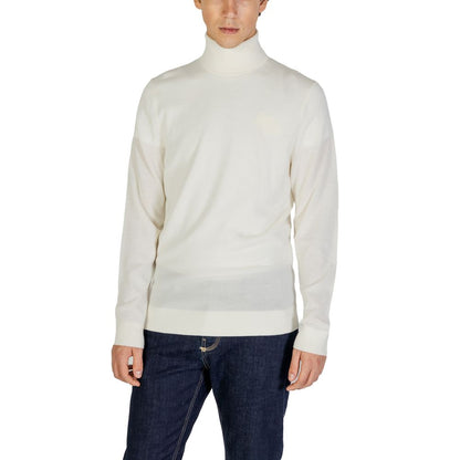 Col roulé en laine crème Calvin Klein Jeans