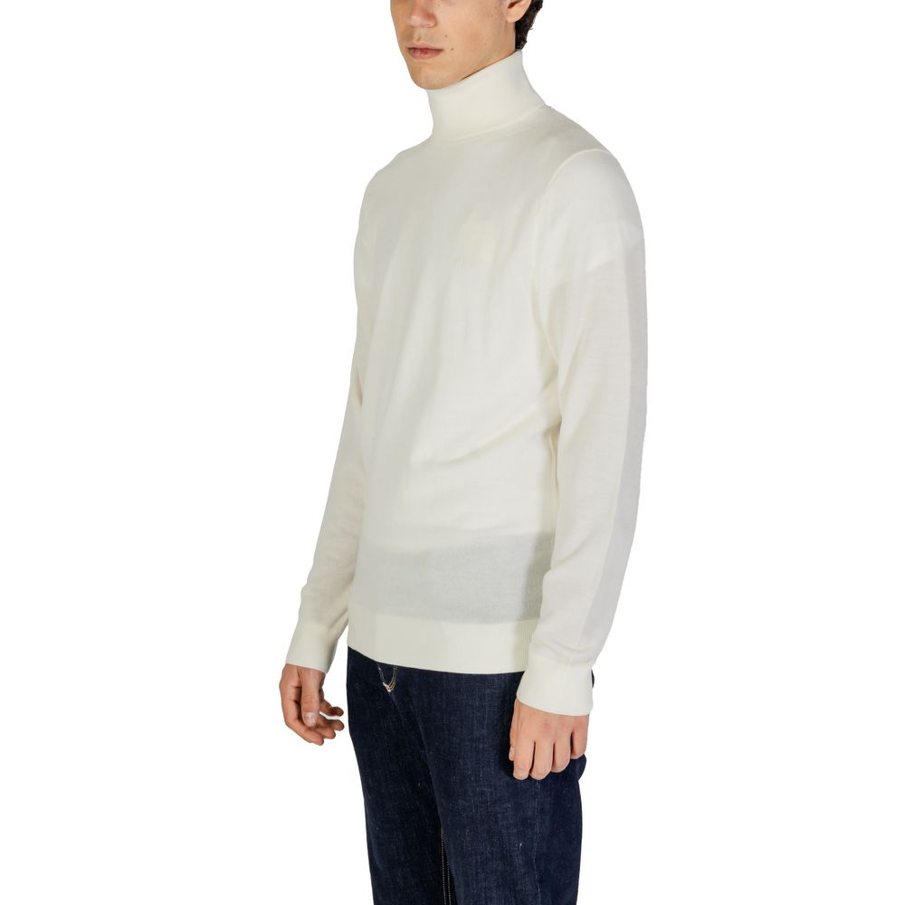Col roulé en laine crème Calvin Klein Jeans
