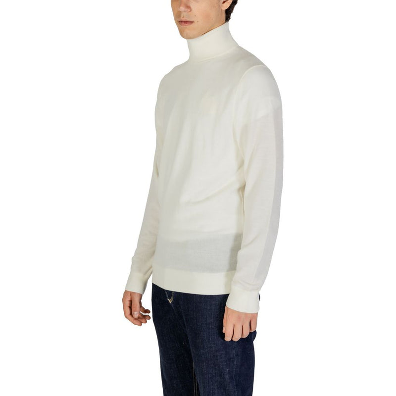 Col roulé en laine crème Calvin Klein Jeans