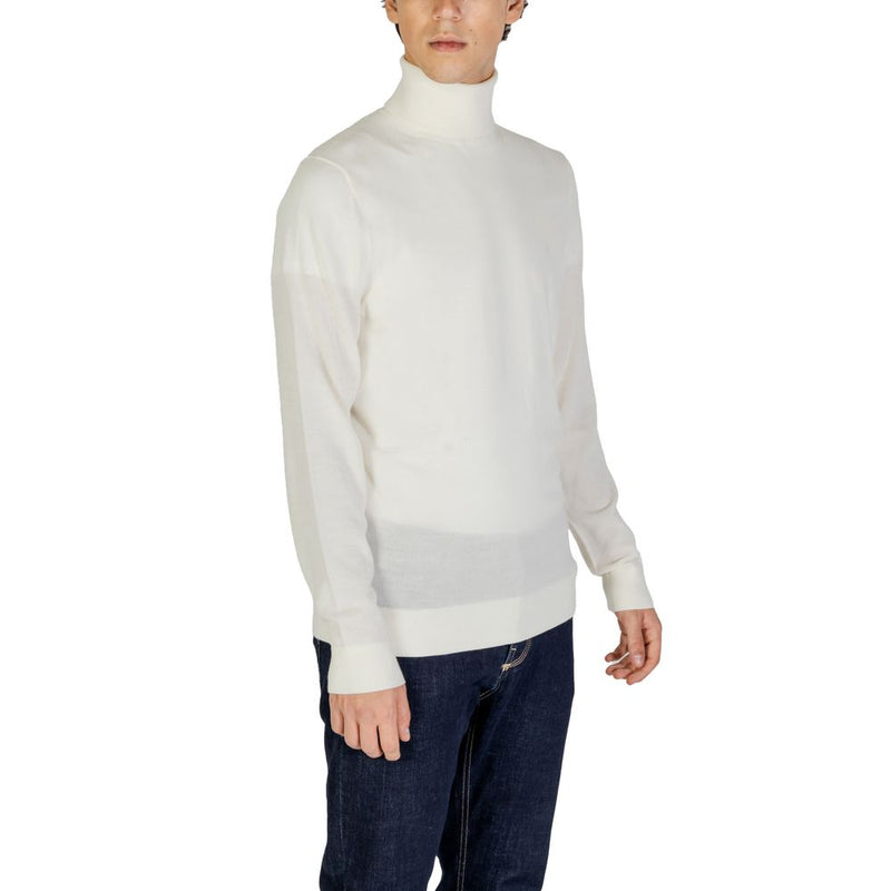 Col roulé en laine crème Calvin Klein Jeans
