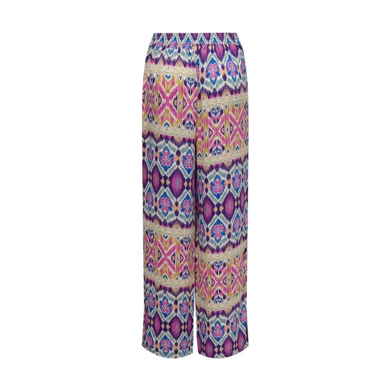 Only ONLALMA LIFE POLY PALAZZO PANT AOP PTM - Multicolor