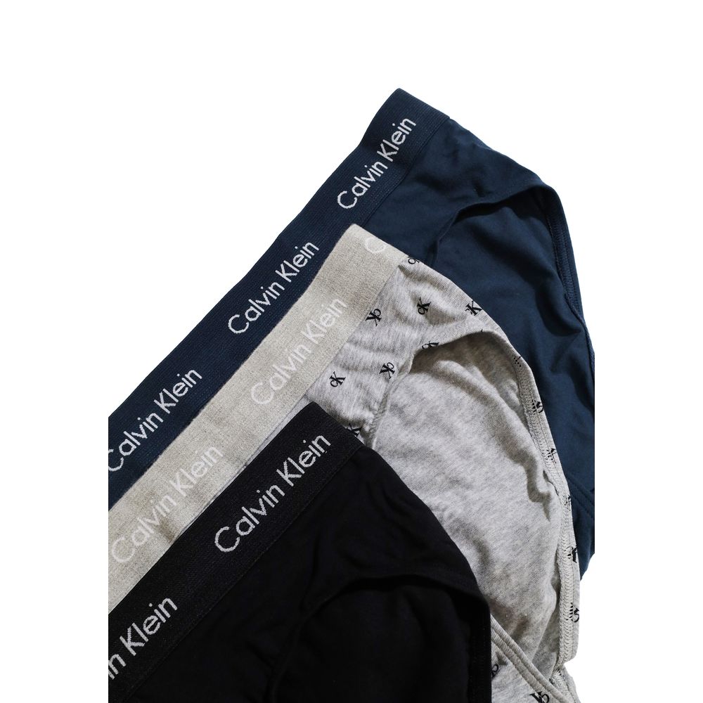 Calvin Klein Underwear Black Cotton HIP BRIEF - 3 Pack