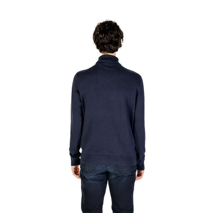 Col roulé en coton bleu US POLO ASSN.