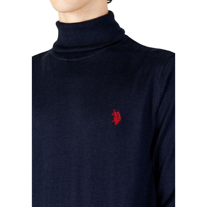 Col roulé en coton bleu US POLO ASSN.