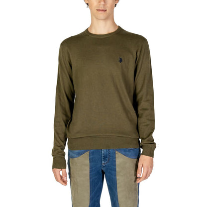 Pull en coton vert US POLO ASSN.