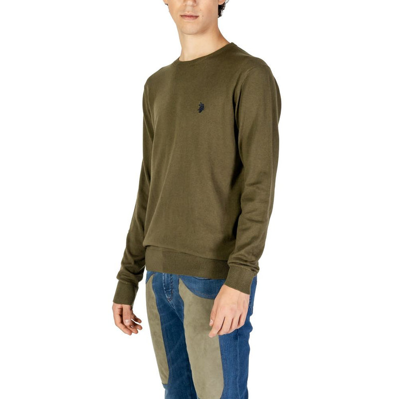 Pull en coton vert US POLO ASSN.