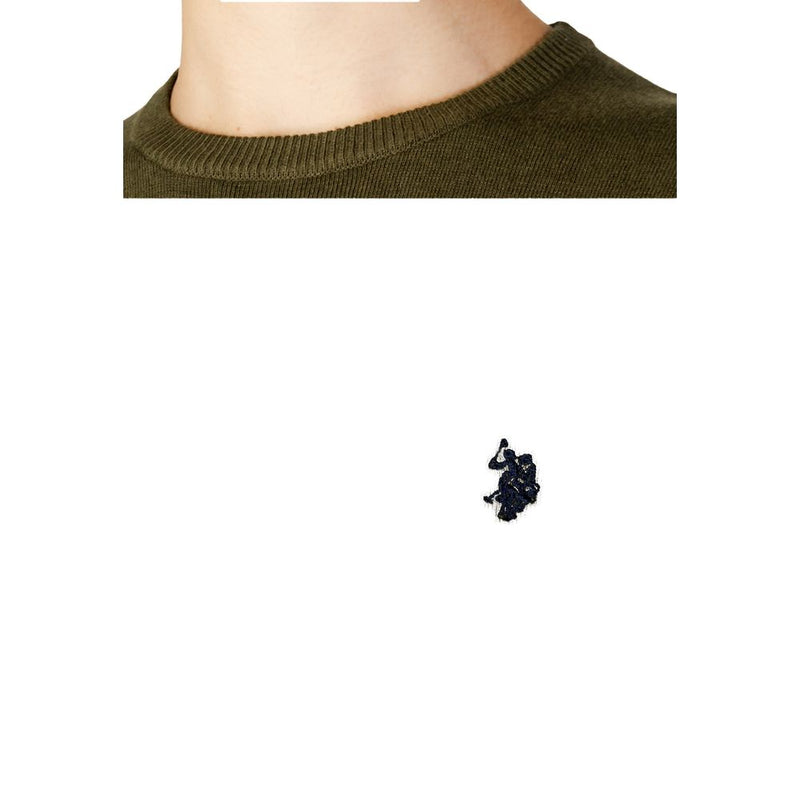 Pull en coton vert US POLO ASSN.