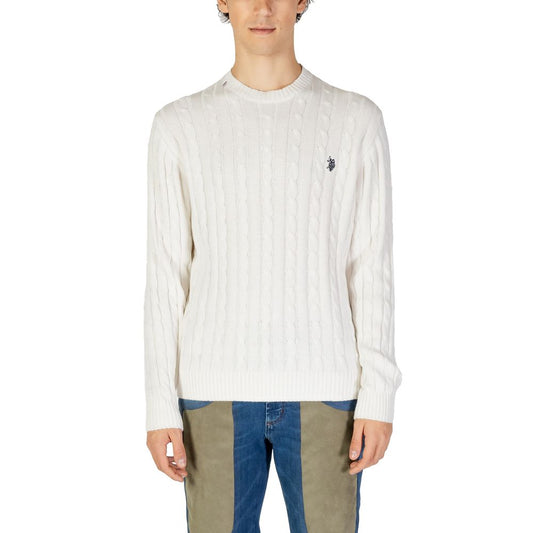 US POLO ASSN. Witte katoenen trui