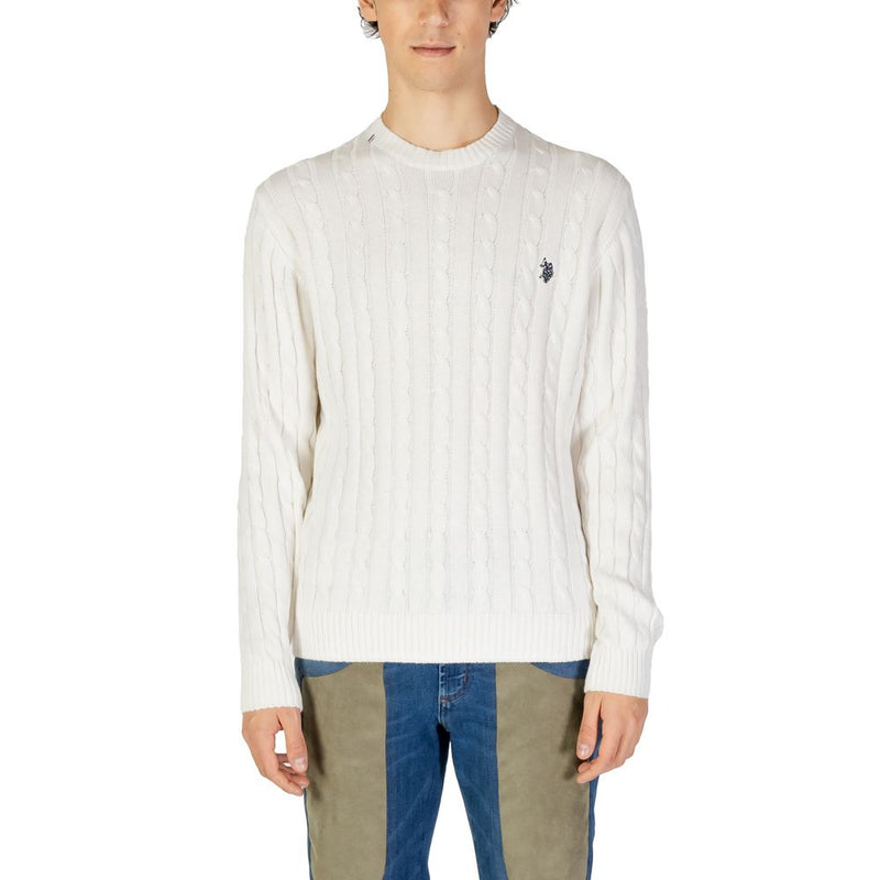 Pull en coton blanc US POLO ASSN.