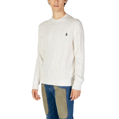 Pull en coton blanc US POLO ASSN.