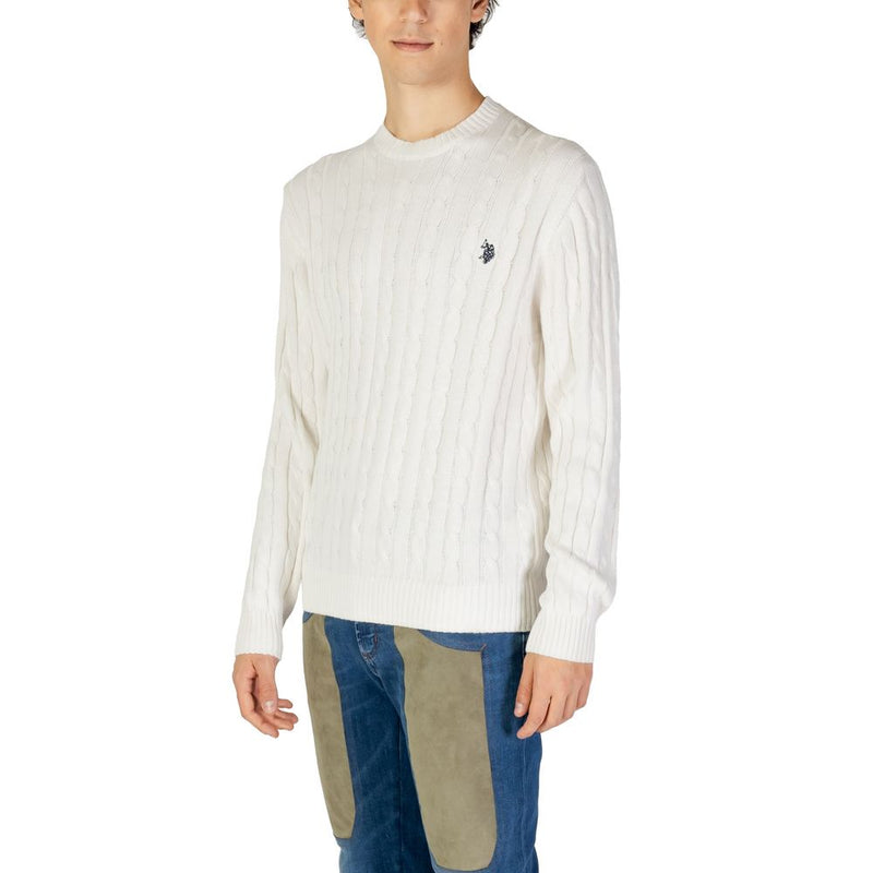 Pull en coton blanc US POLO ASSN.