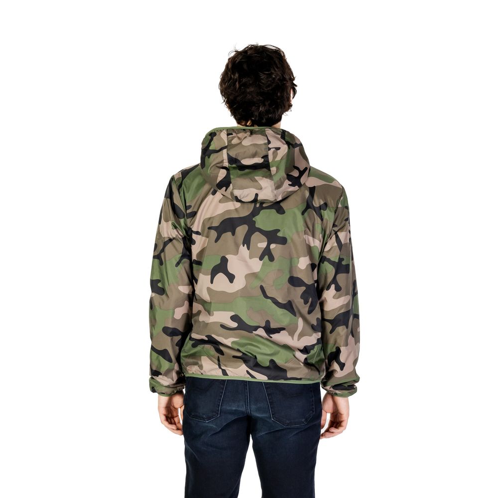 US POLO ASSN. Vestes et manteaux verts en polyamide
