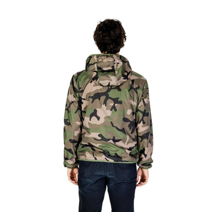 US POLO ASSN. Vestes et manteaux verts en polyamide