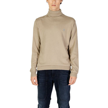 Col roulé en coton beige US POLO ASSN.