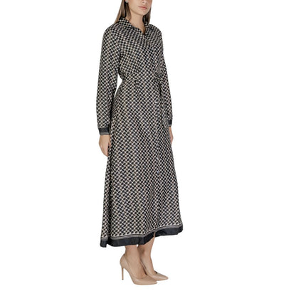 Only Black Recycled Polyester Long