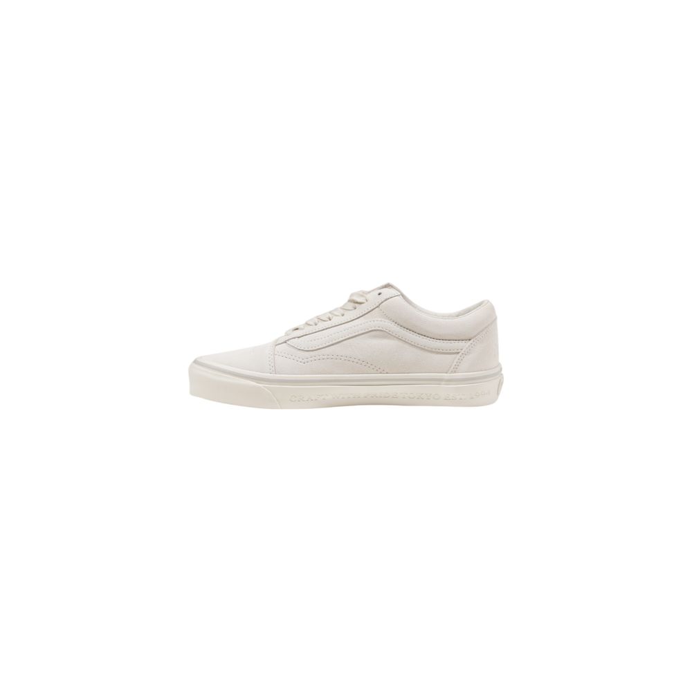 Baskets en cuir suédé beige Vans