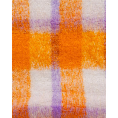 Écharpe en polyester orange uniquement