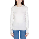 Guess ELINOR W2YR30 Z2V62 - Pull Femme en Coton Blanc