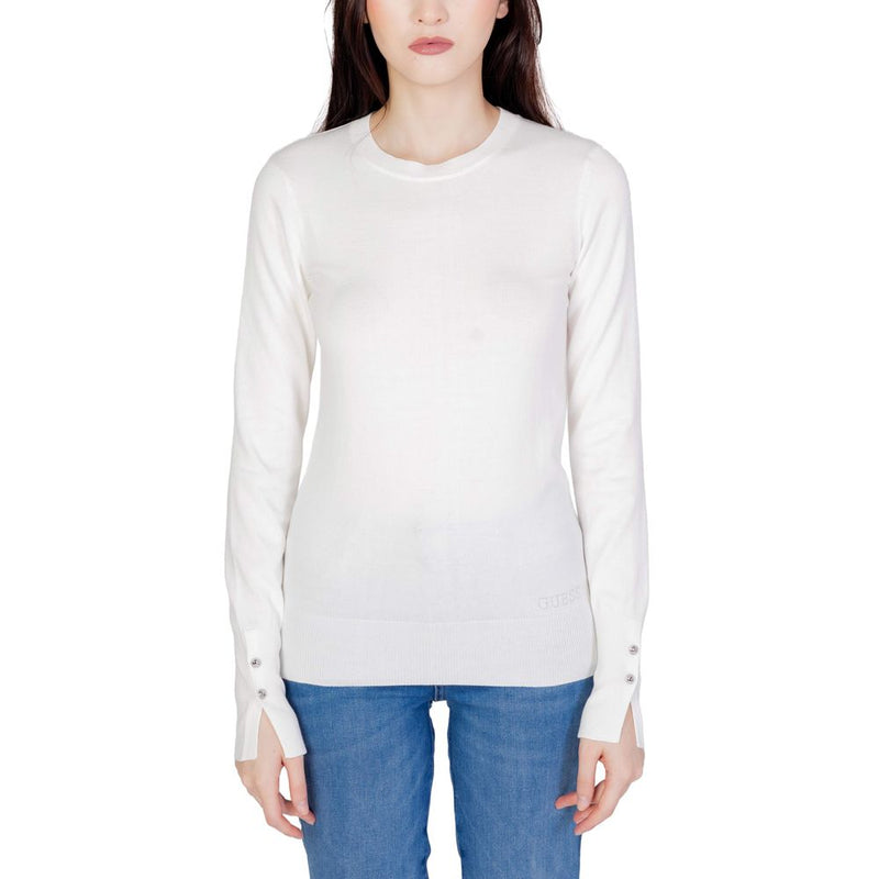 Guess ELINOR W2YR30 Z2V62 White Cotton Women's Sweater