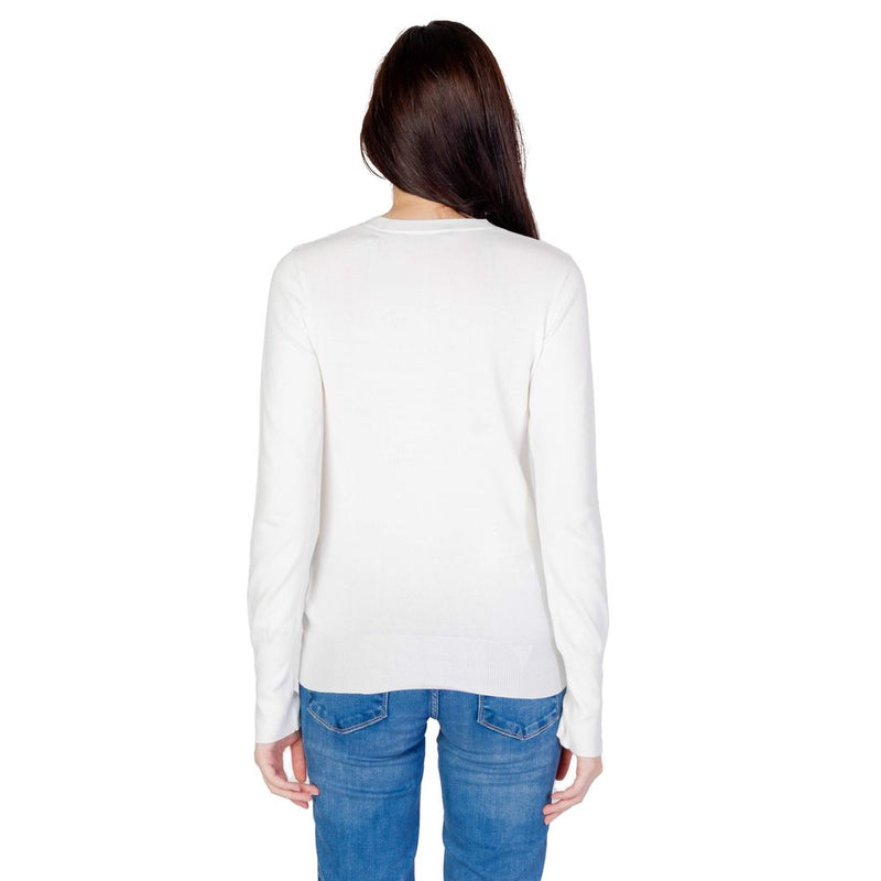 Guess ELINOR W2YR30 Z2V62 White Cotton Women's Sweater