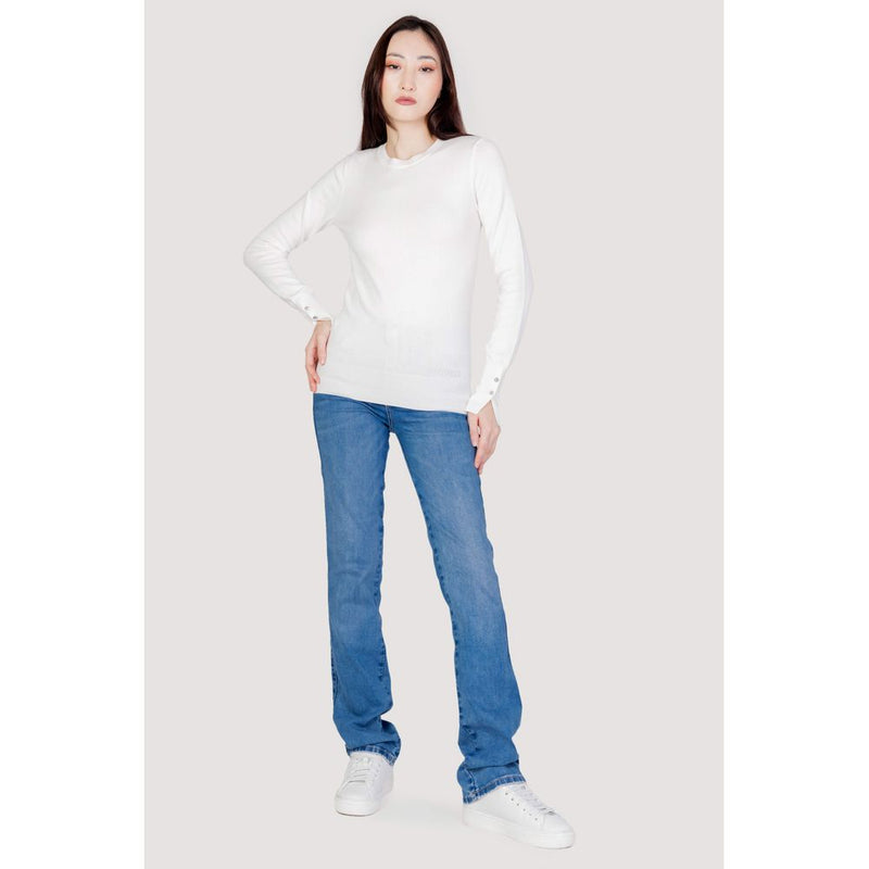 Guess ELINOR W2YR30 Z2V62 White Cotton Women's Sweater