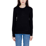 Guess ELINOR W2YR30 Z2V62 - Pull en Coton Noir pour Femme