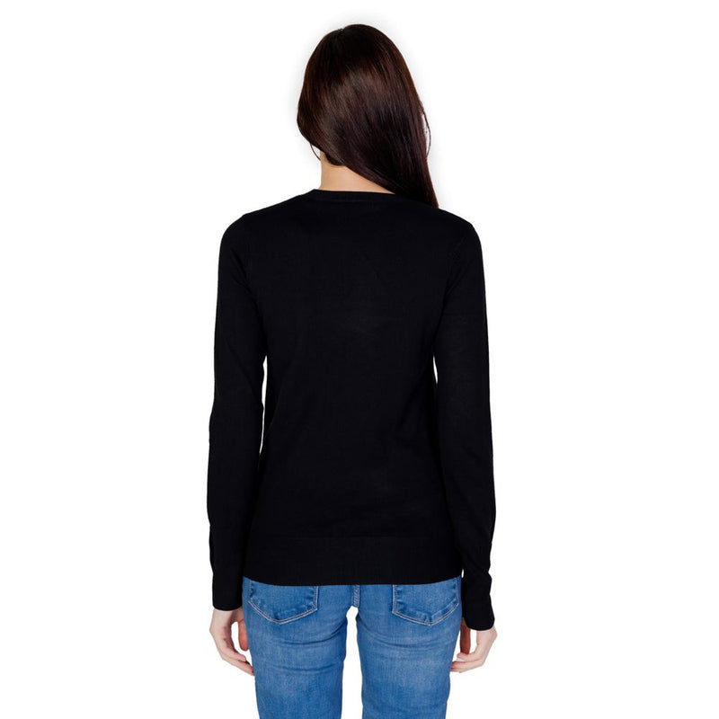 Guess ELINOR W2YR30 Z2V62 - Pull en Coton Noir pour Femme