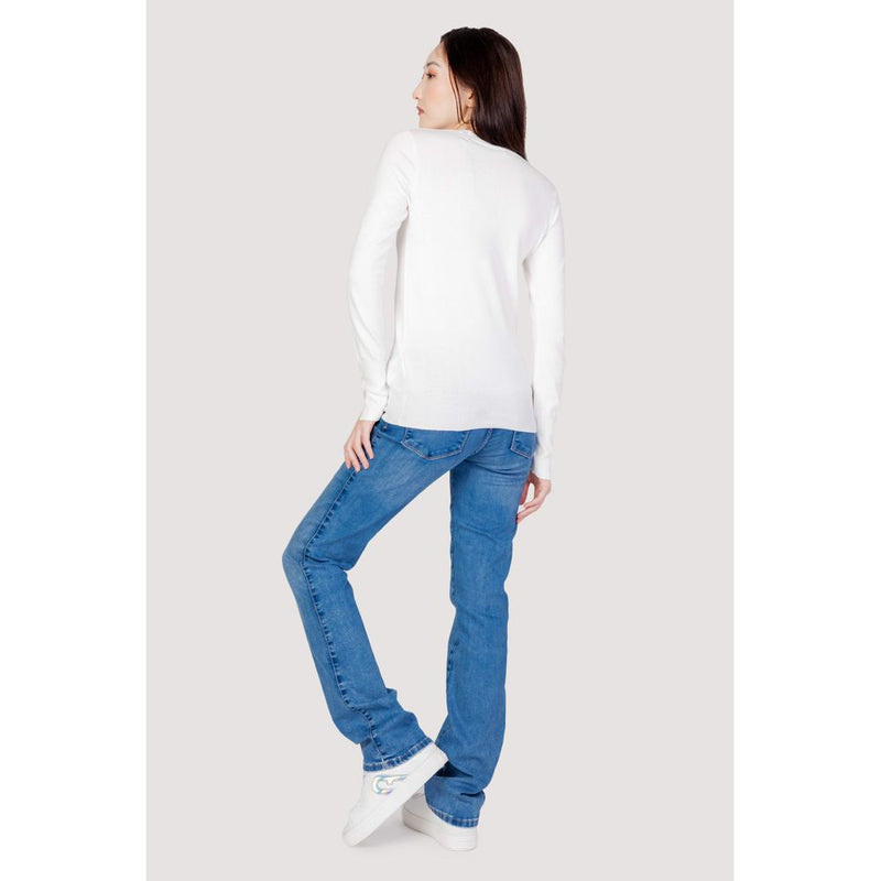 Guess ELINOR W2YR30 Z2V62 White Cotton Women's Sweater