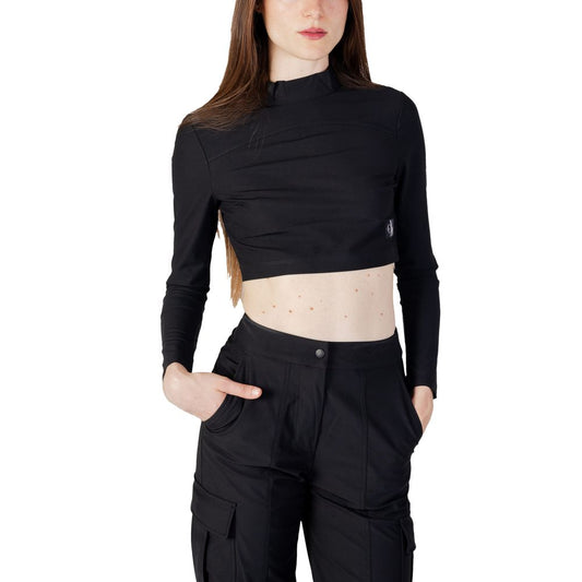 Top en polyester recyclé noir de Calvin Klein Jeans