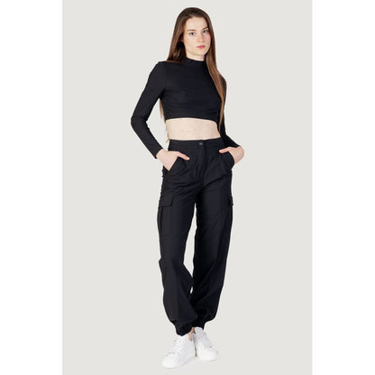 Top en polyester recyclé noir de Calvin Klein Jeans