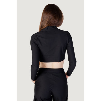 Top en polyester recyclé noir de Calvin Klein Jeans