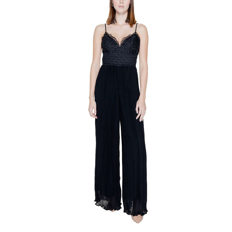 Guess Amiah Pleated Black Jumpsuit for Women