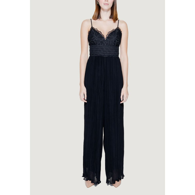 Guess Amiah Pleated Black Jumpsuit for Women