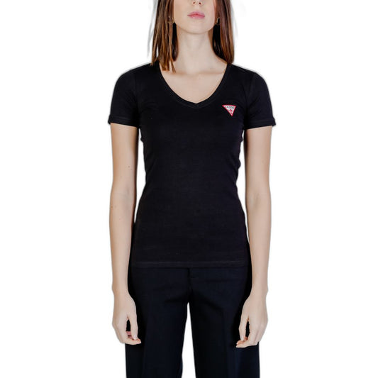 T-shirt Guess en coton noir
