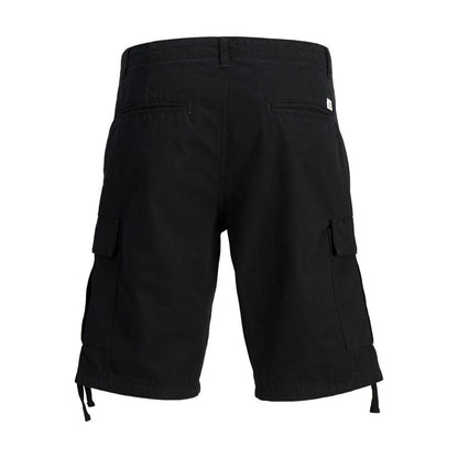 Short Bermuda en coton noir Jack Jones
