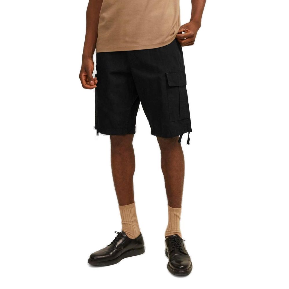 Short Bermuda en coton noir Jack Jones
