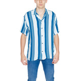 Short à manches courtes en viscose bleu de Jack Jones