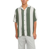 Short à manches courtes en viscose verte Jack Jones
