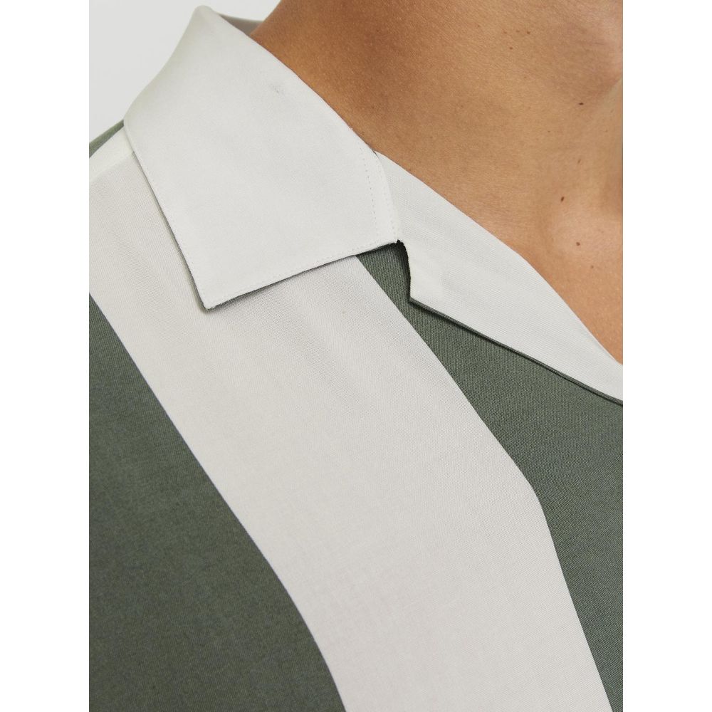 Short à manches courtes en viscose verte Jack Jones