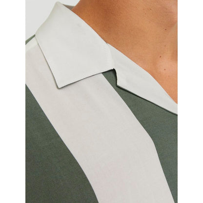 Short à manches courtes en viscose verte Jack Jones