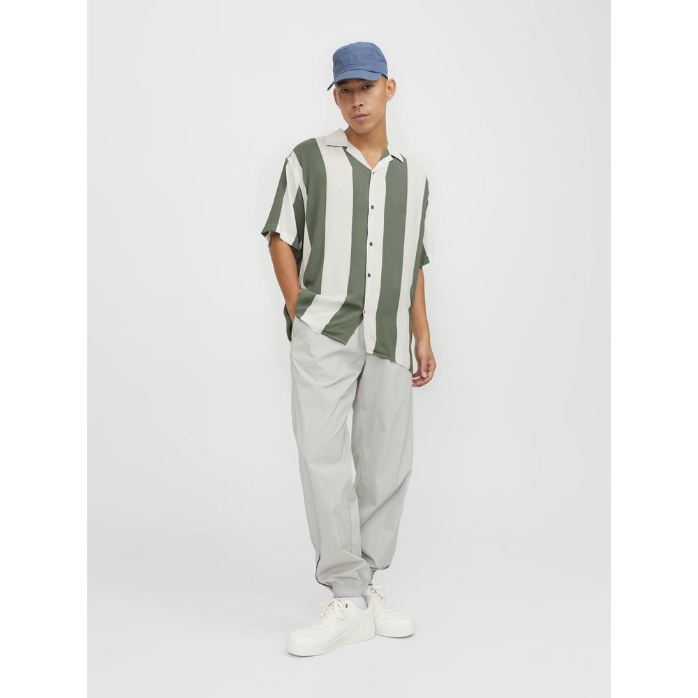 Short à manches courtes en viscose verte Jack Jones