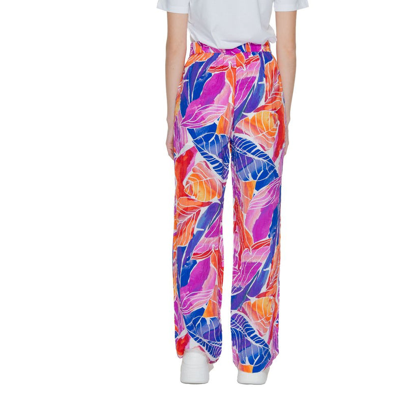 Vila Clothes Vilimia Osa High Waist Multicolor Palazzo Trousers