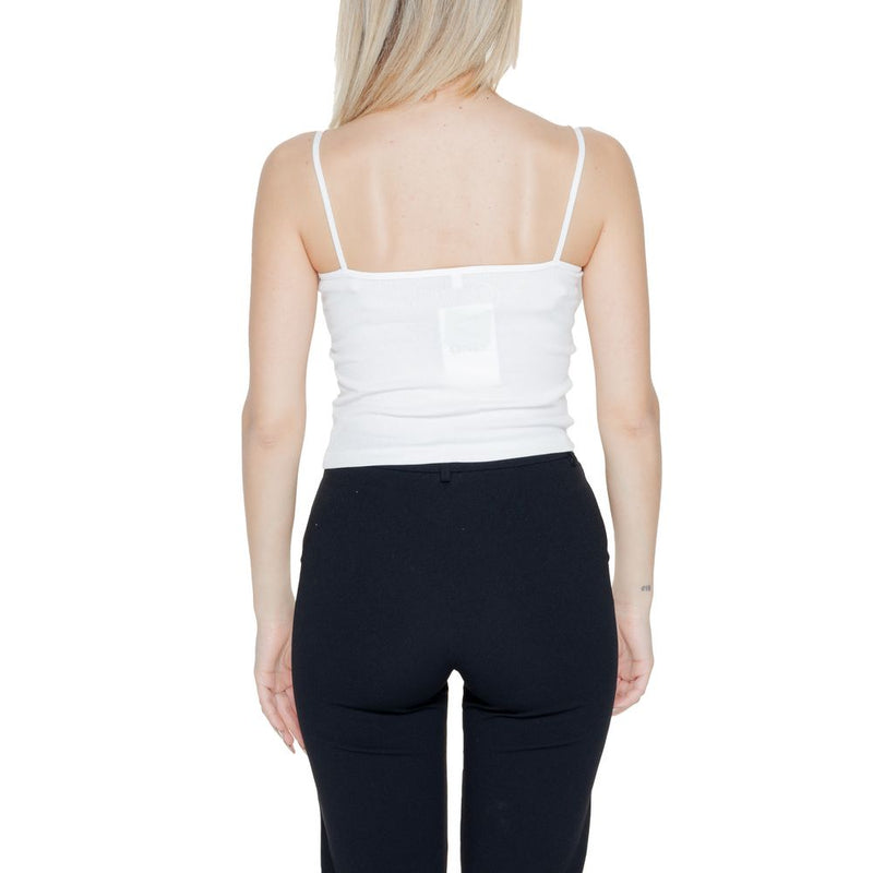 Only Onlclara Life S/L Mix Box Jrs 15320340 - White Organic Cotton Tank Top