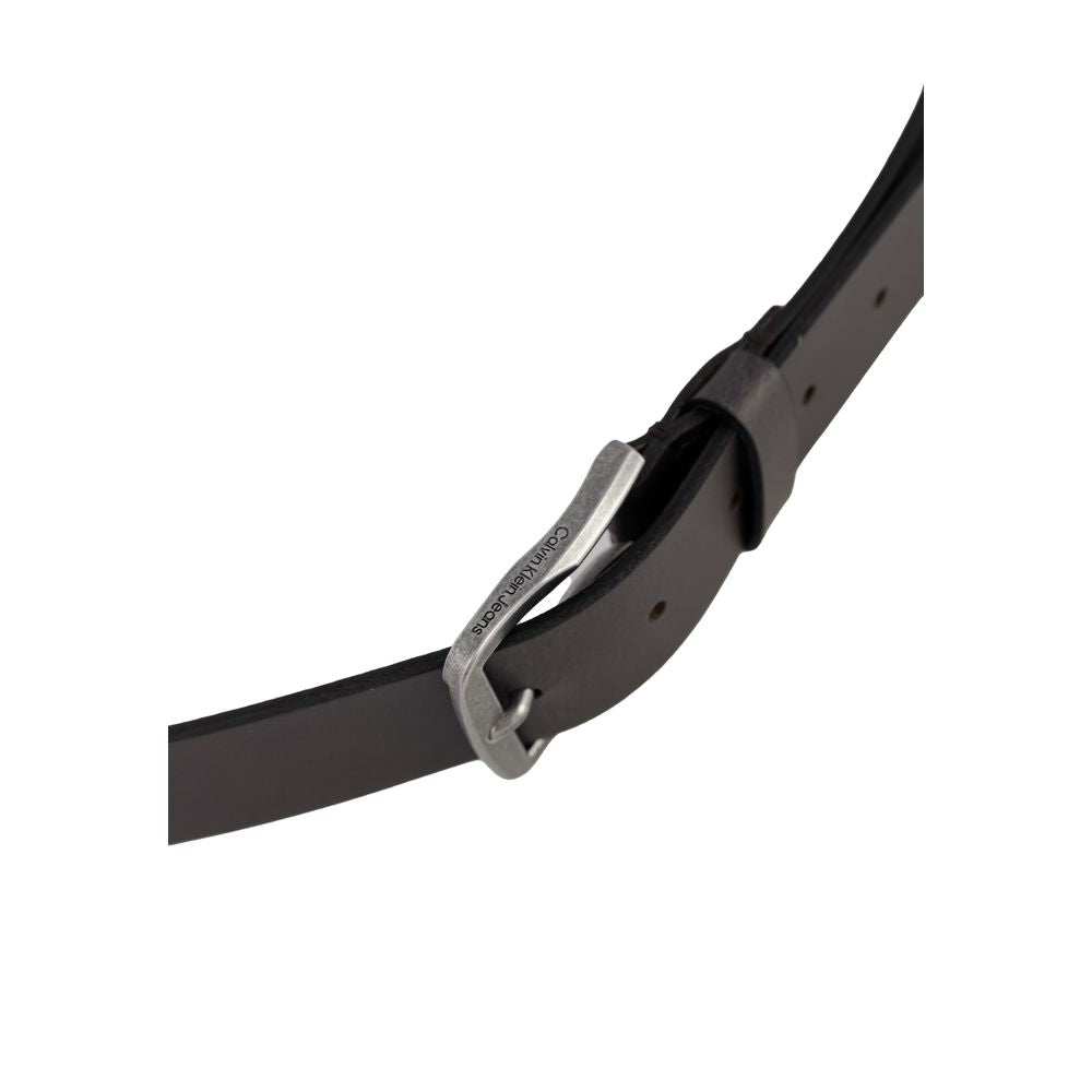 Calvin Klein Jeans Bruine Leren Riem