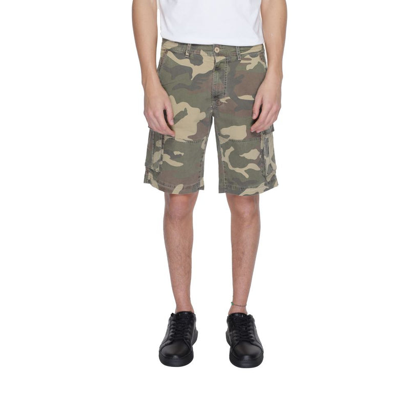 US POLO ASSN. Beige katoenen bermuda