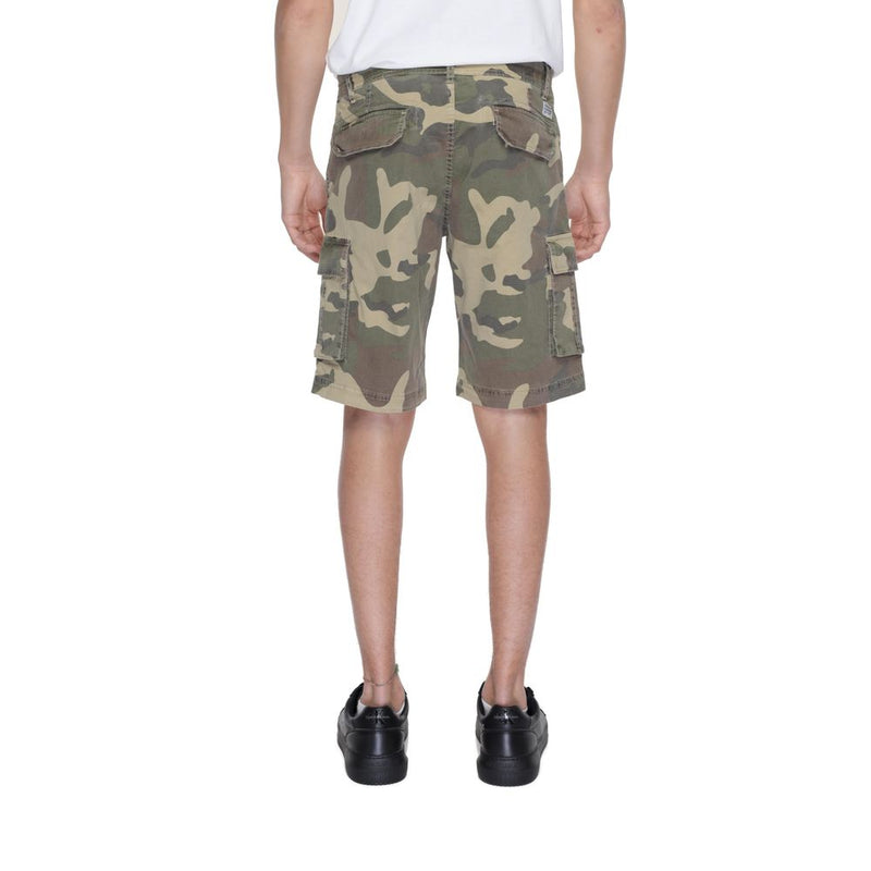 US POLO ASSN. Beige katoenen bermuda