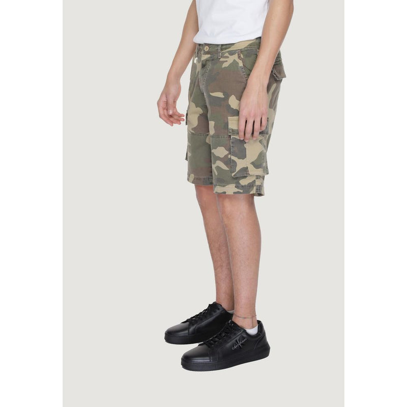 US POLO ASSN. Beige katoenen bermuda