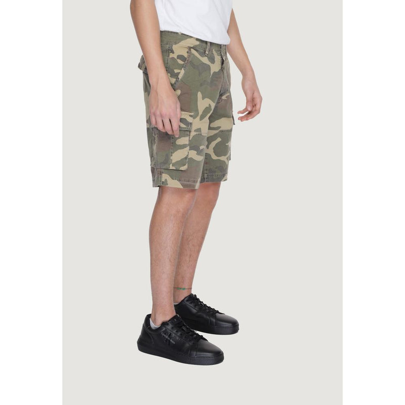 US POLO ASSN. Beige katoenen bermuda