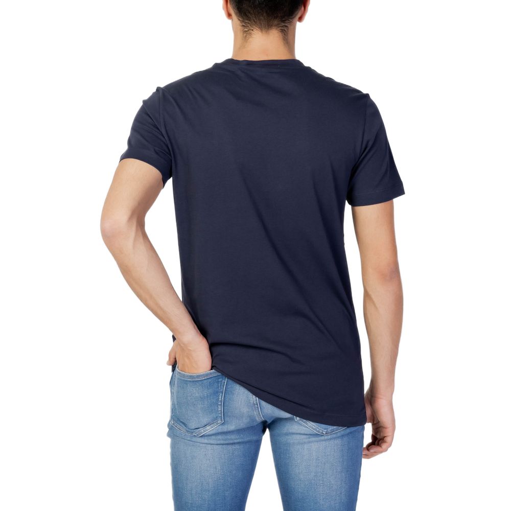 Calvin Klein Jeans CORE MONOGRAM SLIM TEE - T-Shirt en Coton Bleu