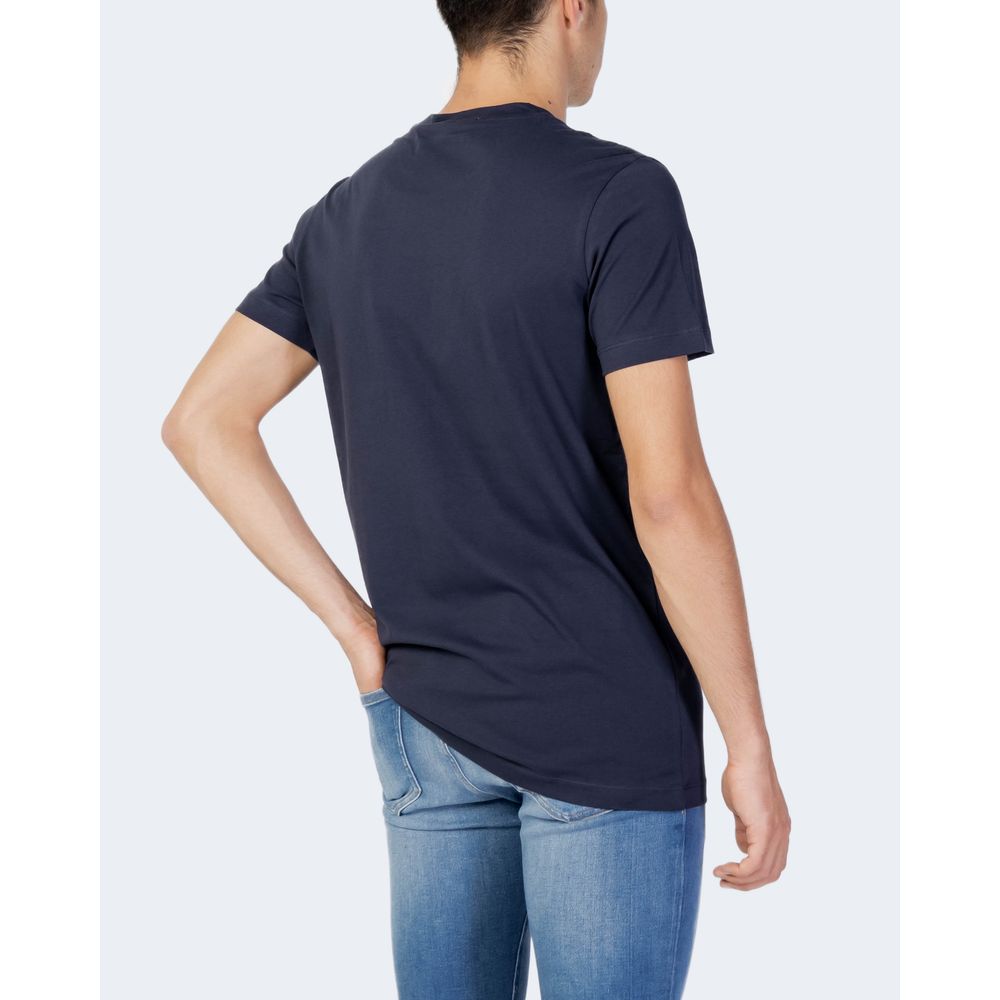 Calvin Klein Jeans CORE MONOGRAM SLIM TEE - T-Shirt en Coton Bleu